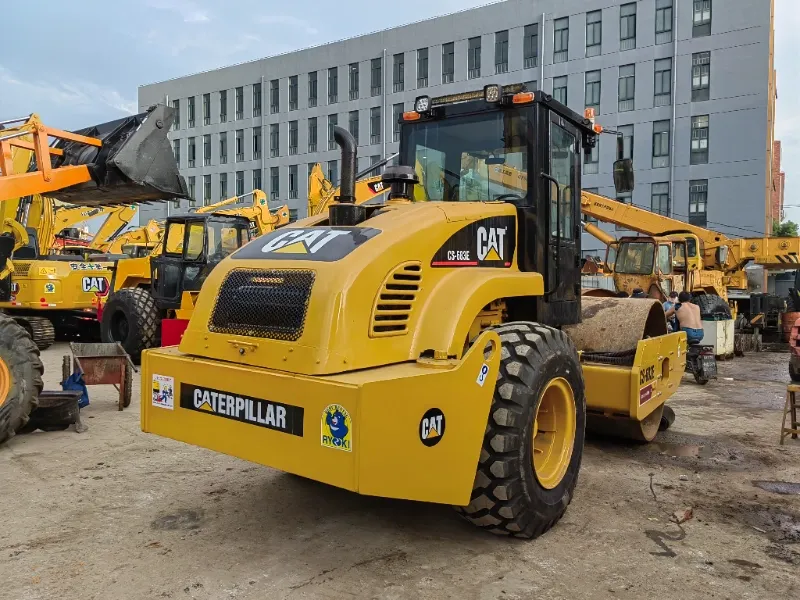 used caterpillar 683e road roller