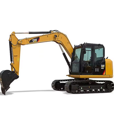 Caterpillar CAT 307 307D 7ton Used Compact Backhoe Crawler Excavator Machine