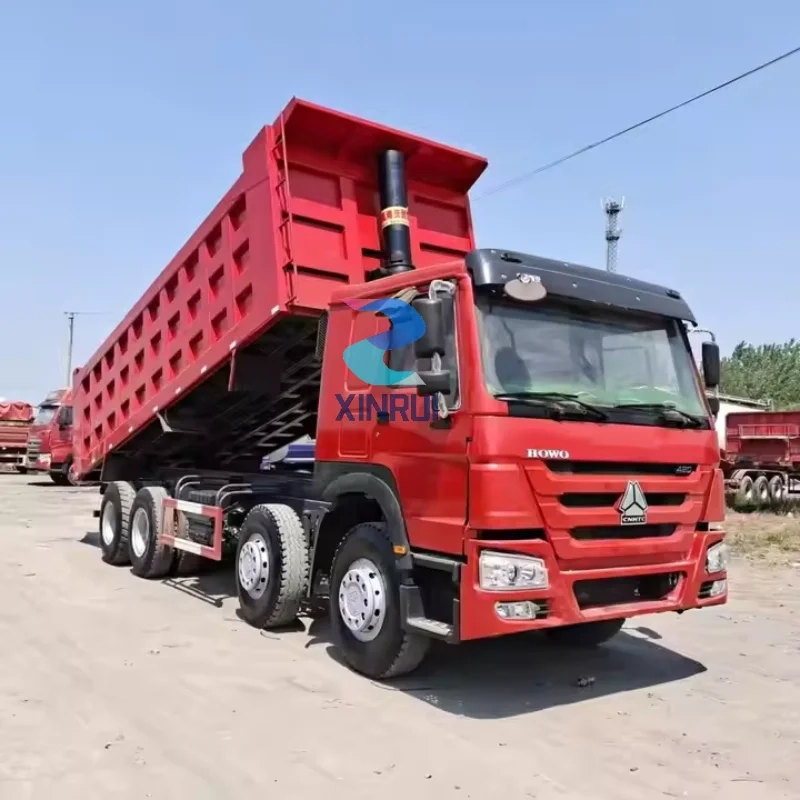 SinoTruk 12 Wheeler RHD LHD 50tons Second Hand 8×4 Used Used Howo Dump Truck