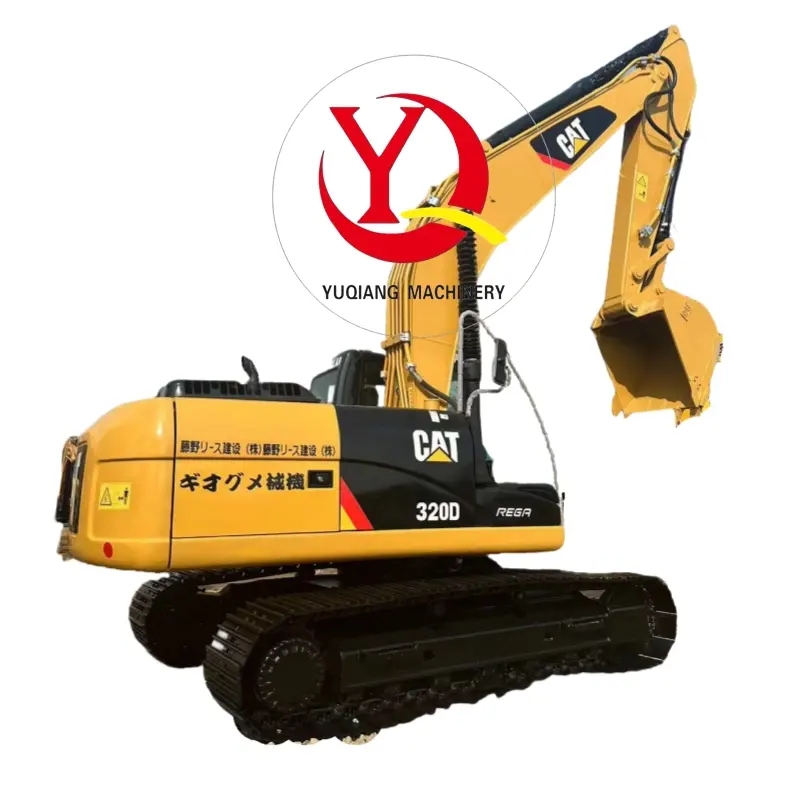 حفارات هيدروليكية 13 طن من طراز cat 320d حفارات بعجلات