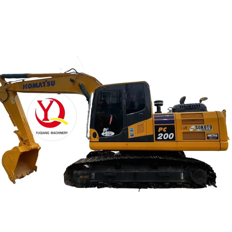 حفارة زاحفة مستعملة رخيصة الثمن من طراز Komatsu Pc 200-8 (