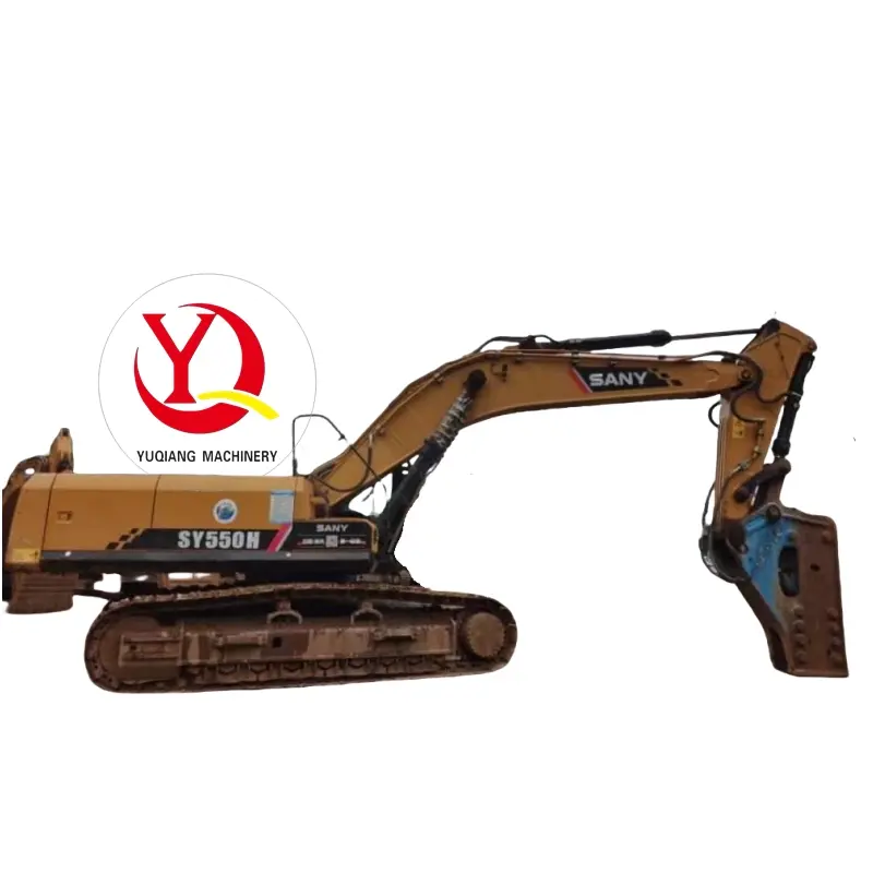 Miniexcavadora sobre cadenas Sany 50 de 5 toneladas en buen estado con precio de remate