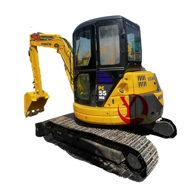 Mini-pelle Komatsu PC55MR d'occasion de haute qualité