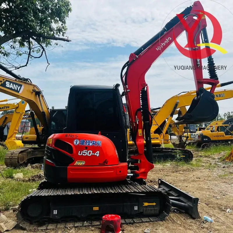 Miniexcavadora Kubota U50-4 usada en Japón