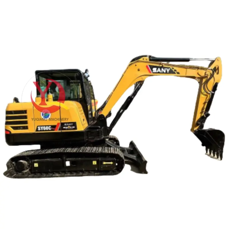 Miniexcavadora usada Sany 60c de bajo precio