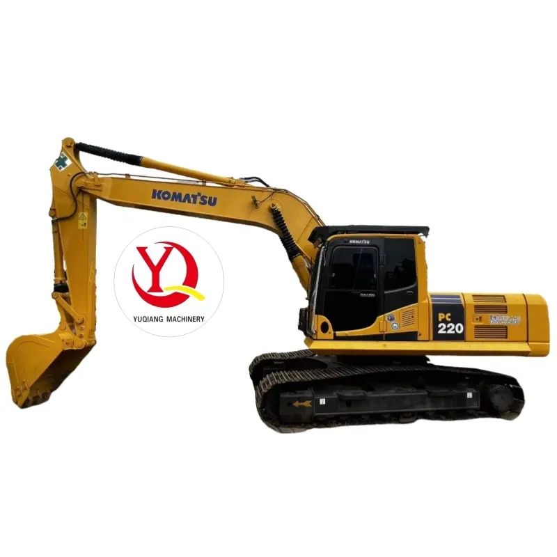 Nova chegada Komatsu PC220-8 Escavadeiras usadas 22 toneladas Escavadeira de segunda mão