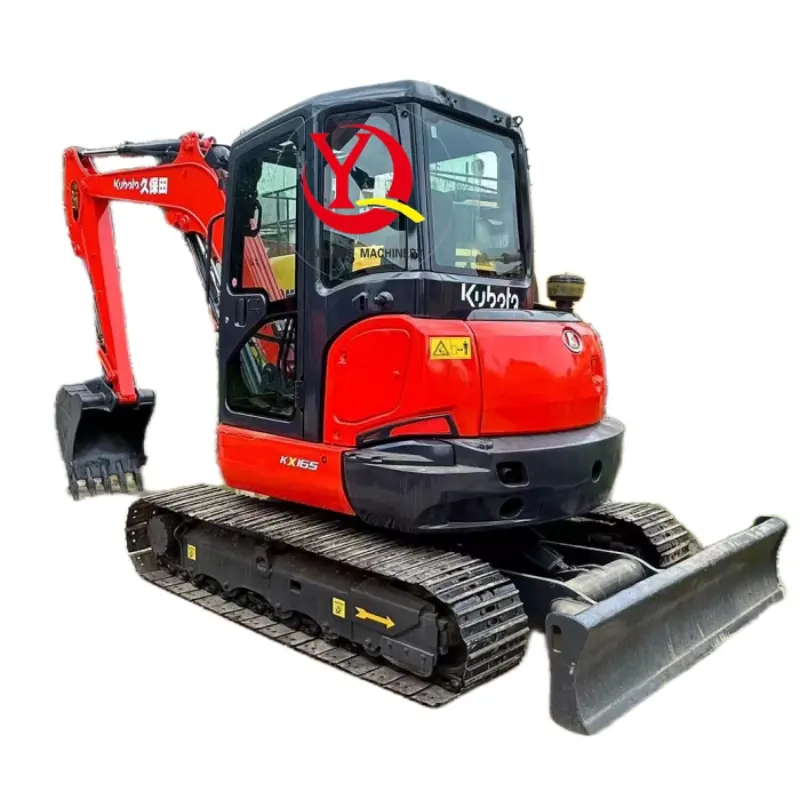 Second Hand Durable Kubota 165 Small Crawler Excavator Equipment