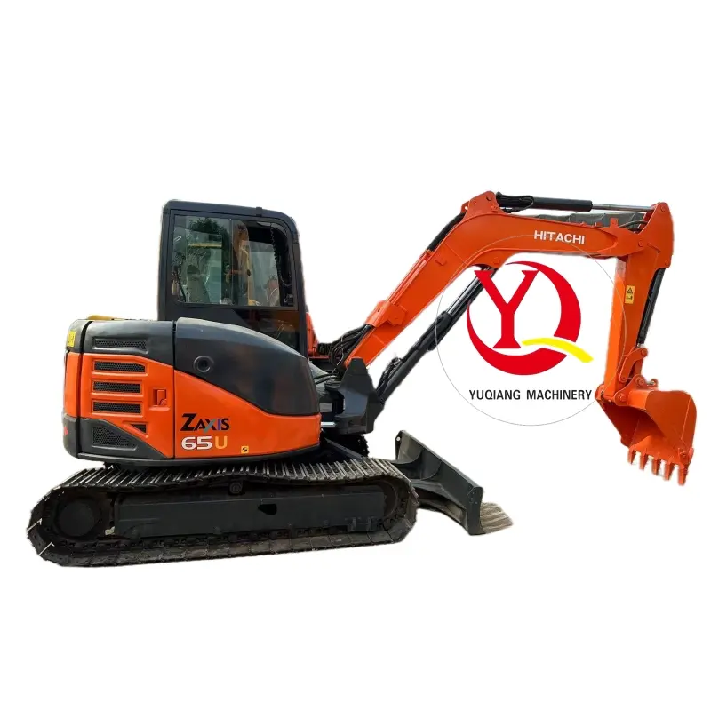 Excavadora de cadenas Hitachi ZX50u usada a bajo precio, 5 toneladas