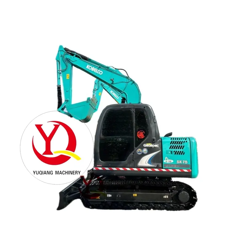 Б/у гусеничный экскаватор Kobelco 75 Sk75-8 бывшее в употреблении строительное оборудование