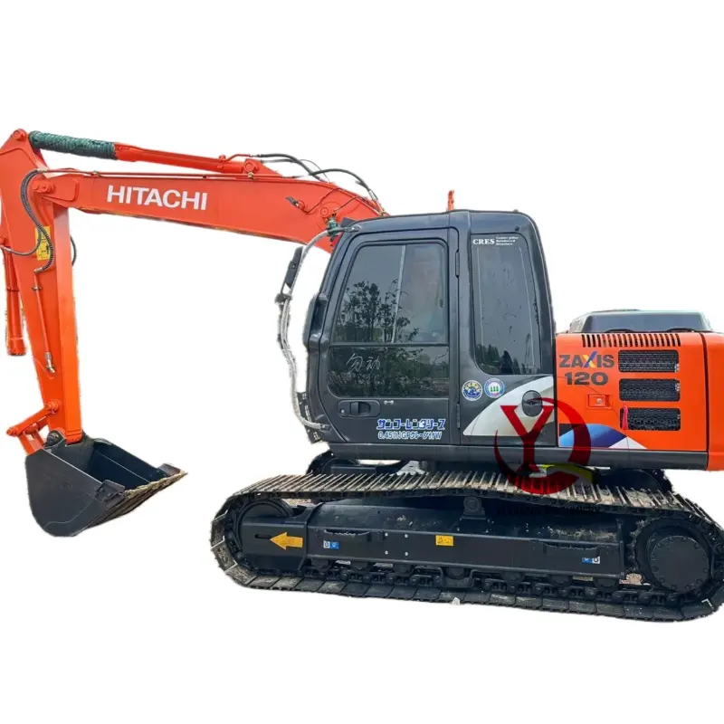 Used Original Japan Hitachi ZX120 hydraulic crawler Excavator