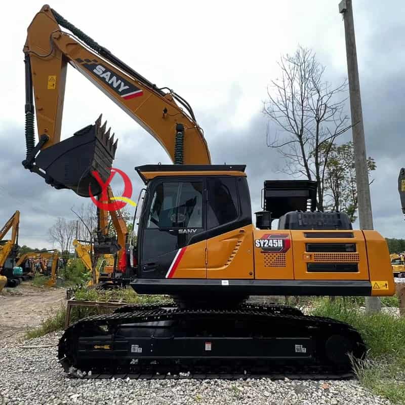 Used excavator