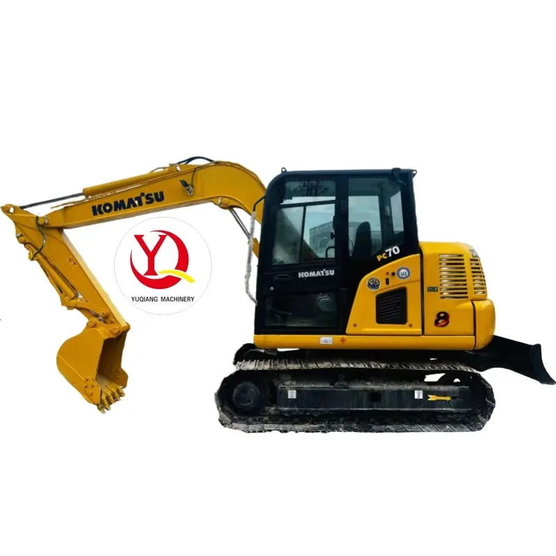 Used original Komatsu PC70 70-8 hydraulic crawler excavator