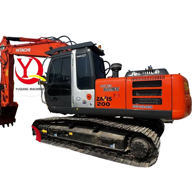 second-hand original large heavy-duty Hitachi 200 crawler excavator