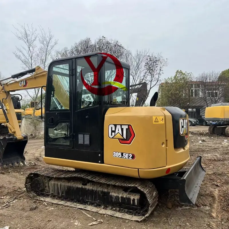 Excavadora Caterpillar usada Cat 305.5e2 de segunda mano Cat305.5e2 en venta (5)