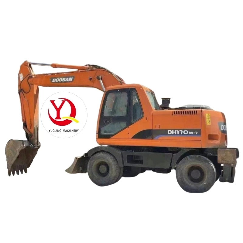 High Quality Used Excavators Doosan DH170 Wheeled Excavators