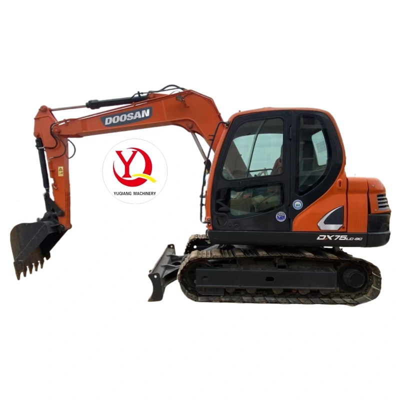 Doosan DX75-9C поставщик подержанных экскаваторов