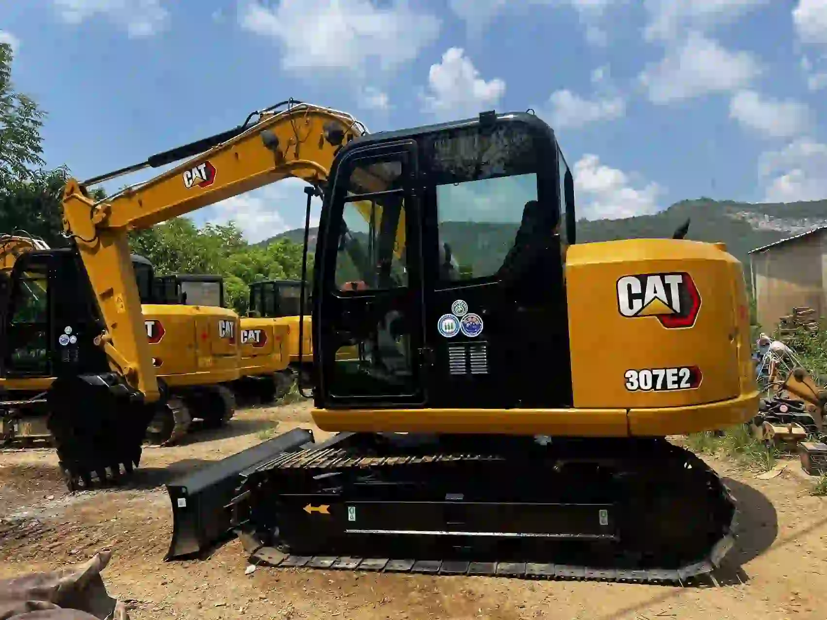 used excavator cat307e original digger  for sale
