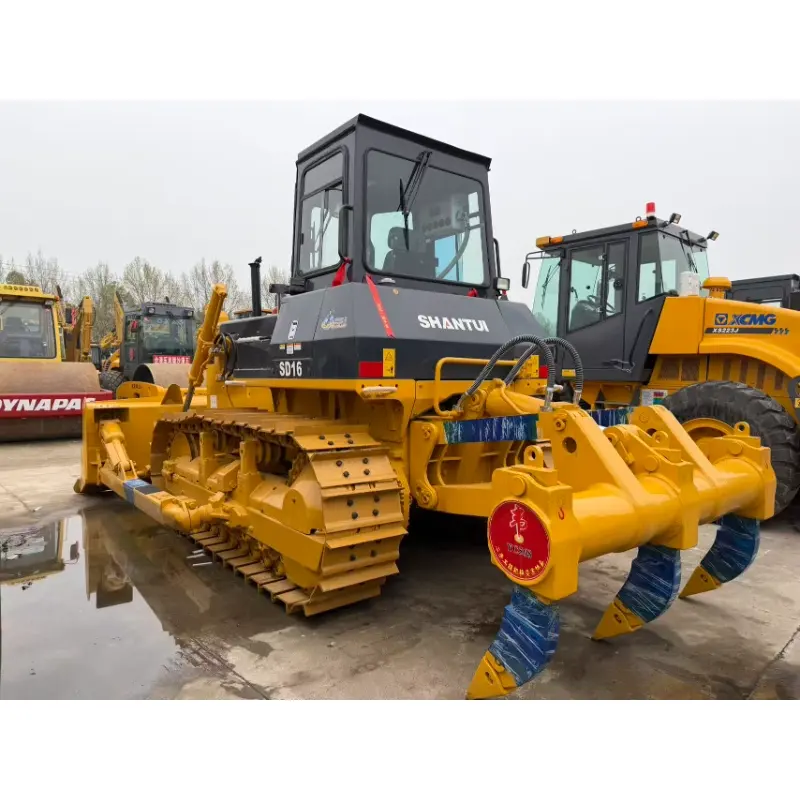 Used Shantui SD16 160HP Crawler Bulldozer High-Efficiency Heavy Equipment for Global Construction