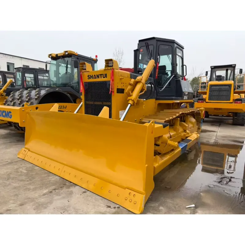 Used Shantui SD16 160HP Crawler Bulldozer High-Efficiency Heavy Equipment for Global Construction