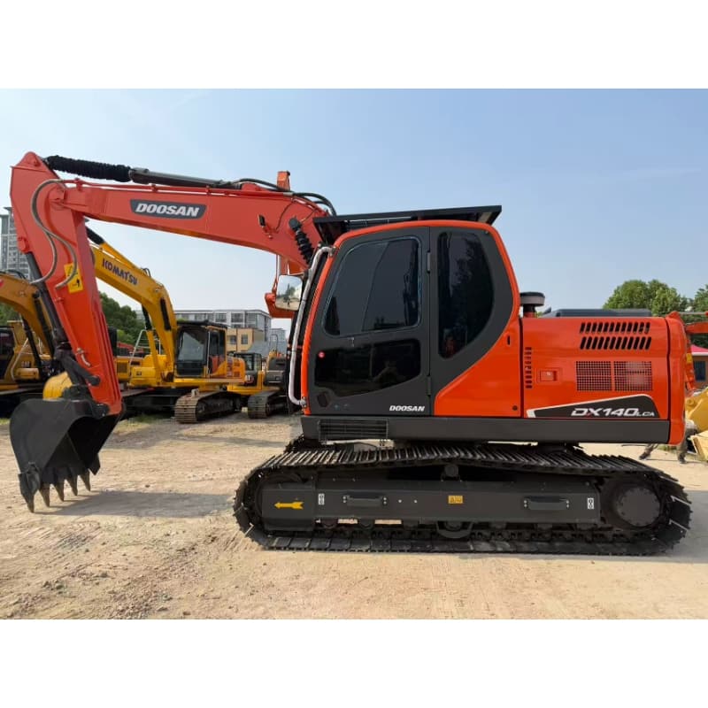 Secondhand Doosan DX140 Excavator Available, 90% Intact Original Hydraulic System