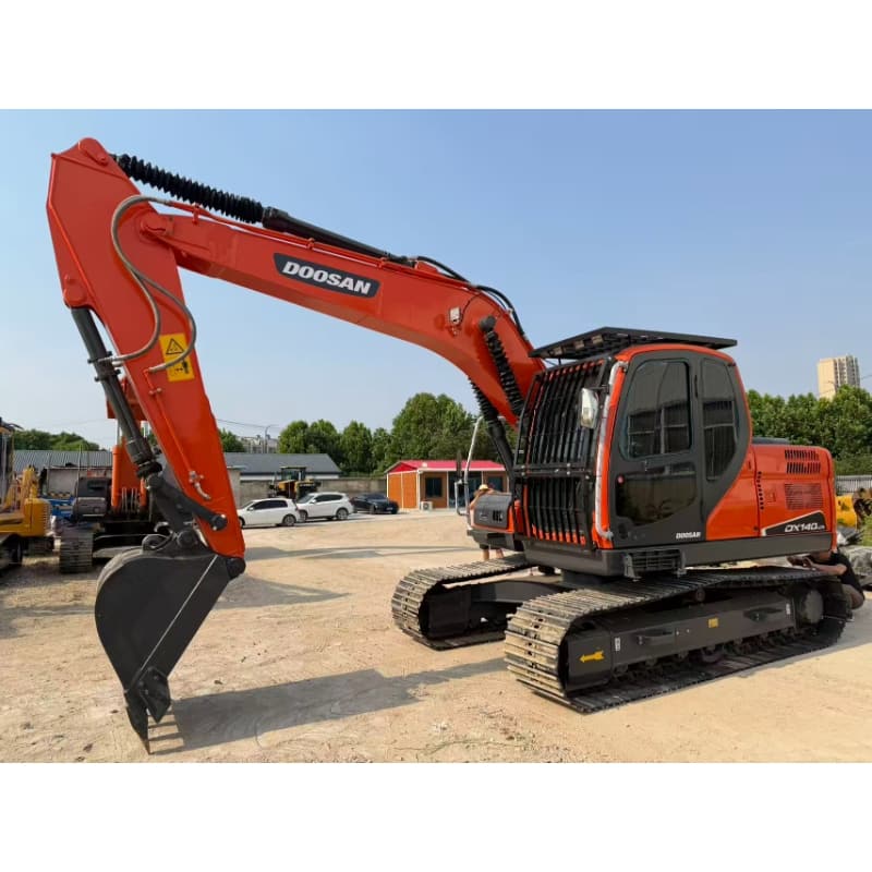 Secondhand Doosan DX140 Excavator Available, 90% Intact Original Hydraulic System