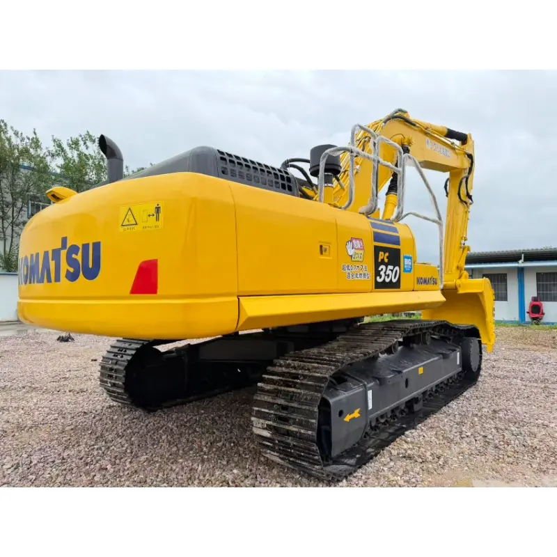 Escavadeira hidráulica Komatsu PC350 de alto desempenho para construção.