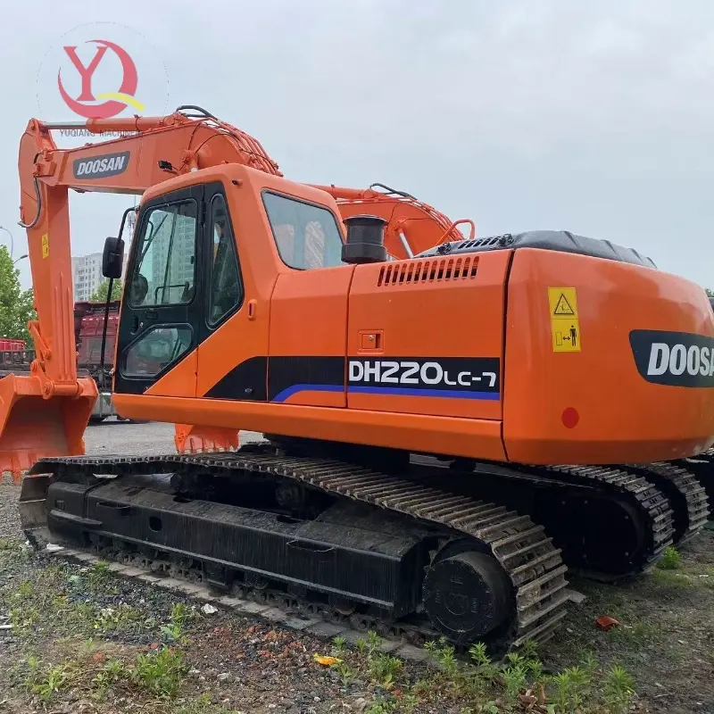 Competitive Price DOOSAN DH220LC-7 Hydraulic Excavator Second-hand Equipment