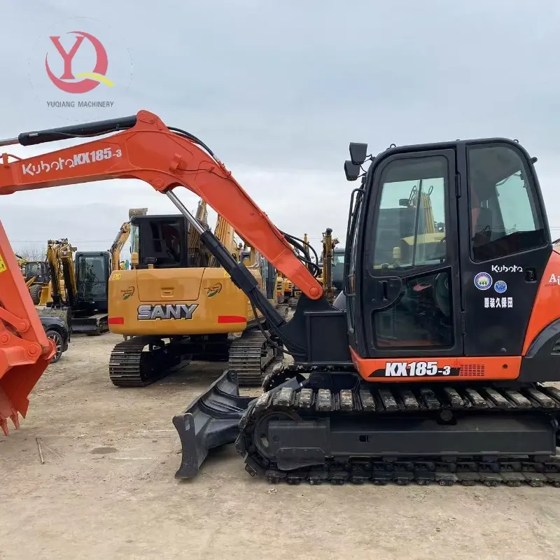 Durable KUBOTA KX185-3 Medium Crawler Excavator Mining Equipment Supplier