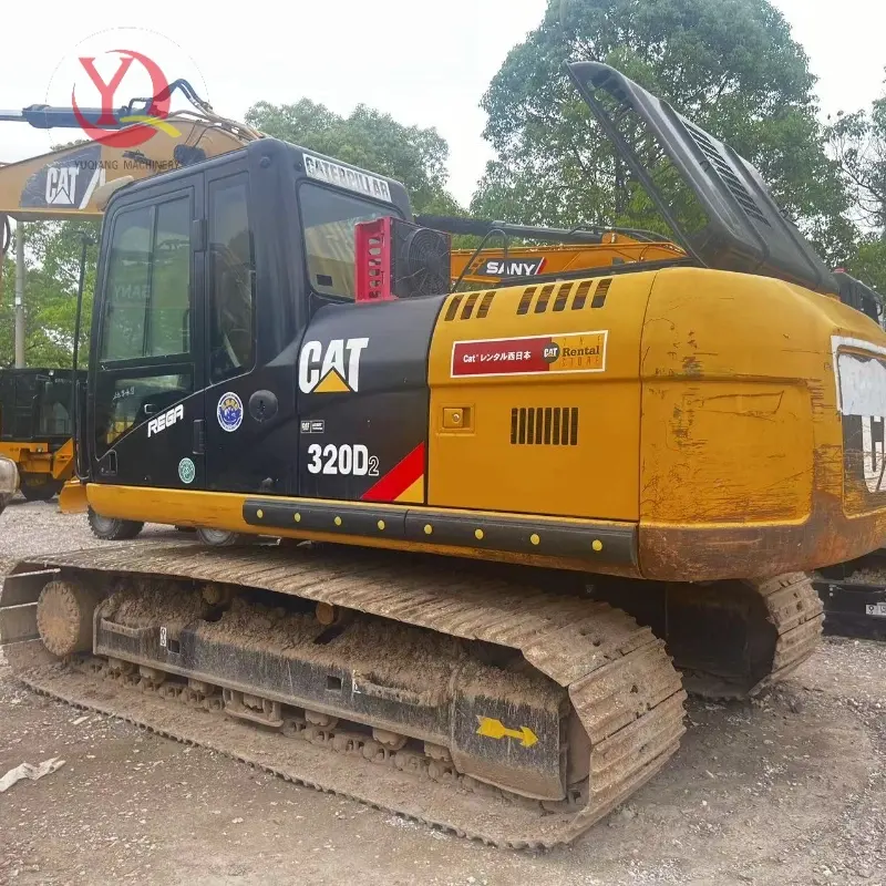 Good Condition Powerful Used CAT 320D2 Medium Crawler Excavator Engineering Global Supply