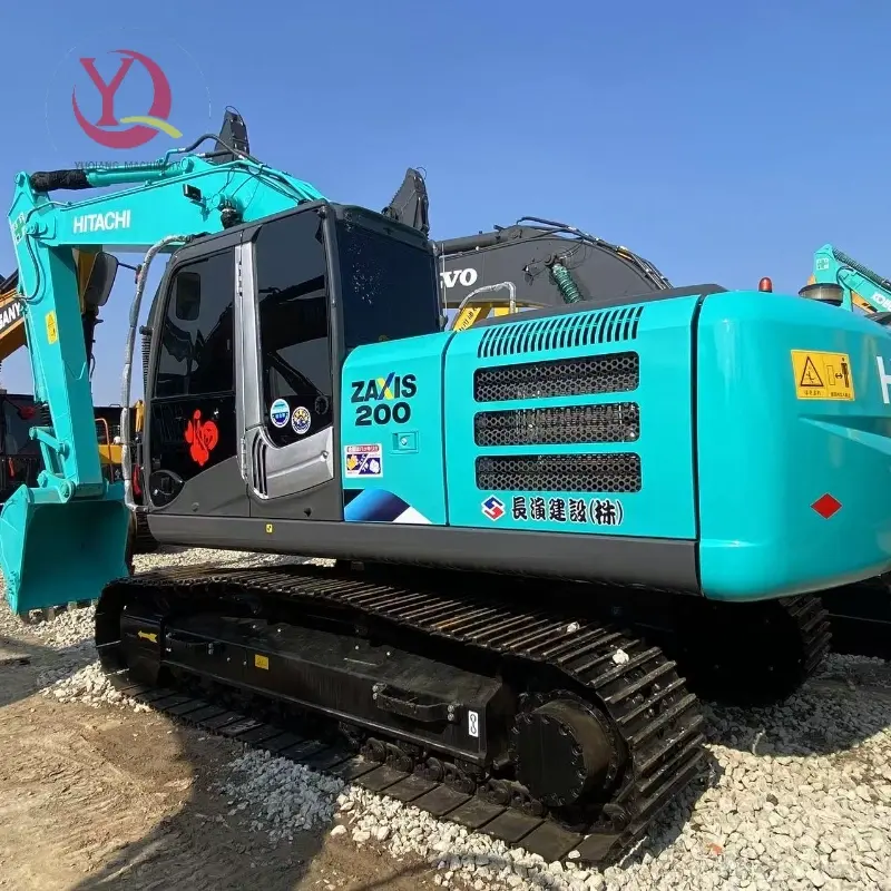 Good Condition Powerful Used Hitachi ZX200-3 Heavy Crawler Excavator Engineering
