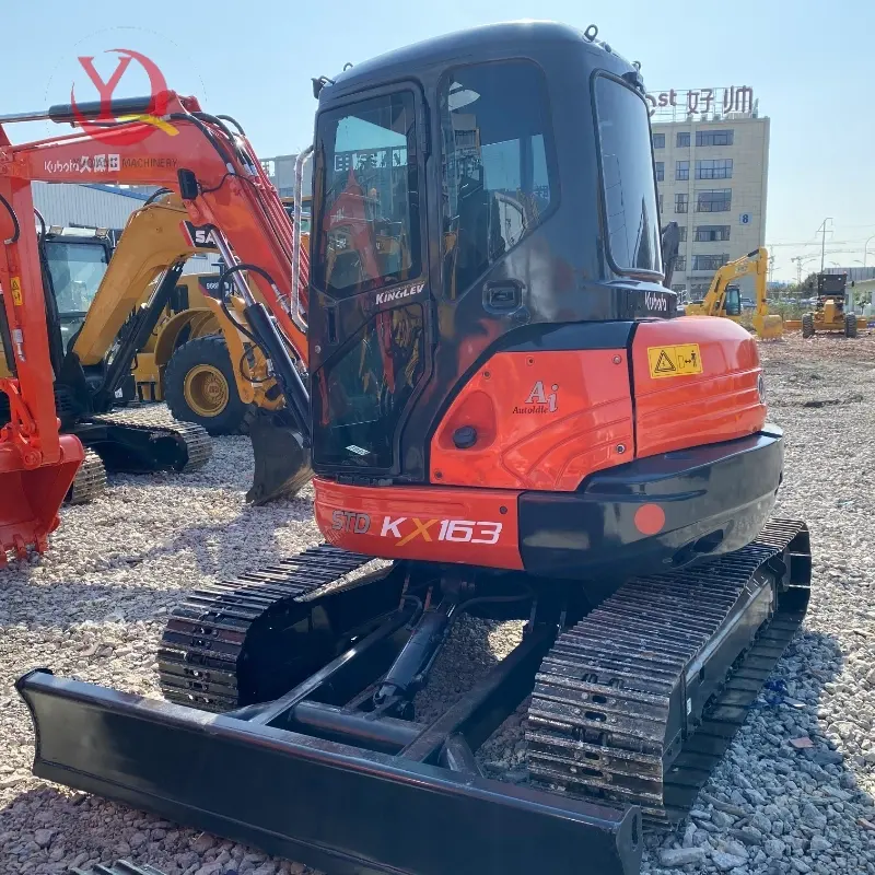 Good Condition Used KUBOTA 163 Midi Excavator Construction Equipment Supplier