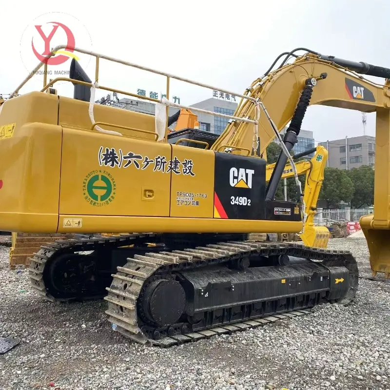 High Cost Performance Second Hand CAT 349D2 Large Hydraulic Excavator Original Global Supply