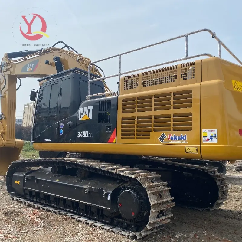 Hot Sale Powerful Second Hand CAT 349D Large Hydraulic Excavator Construction Supplier