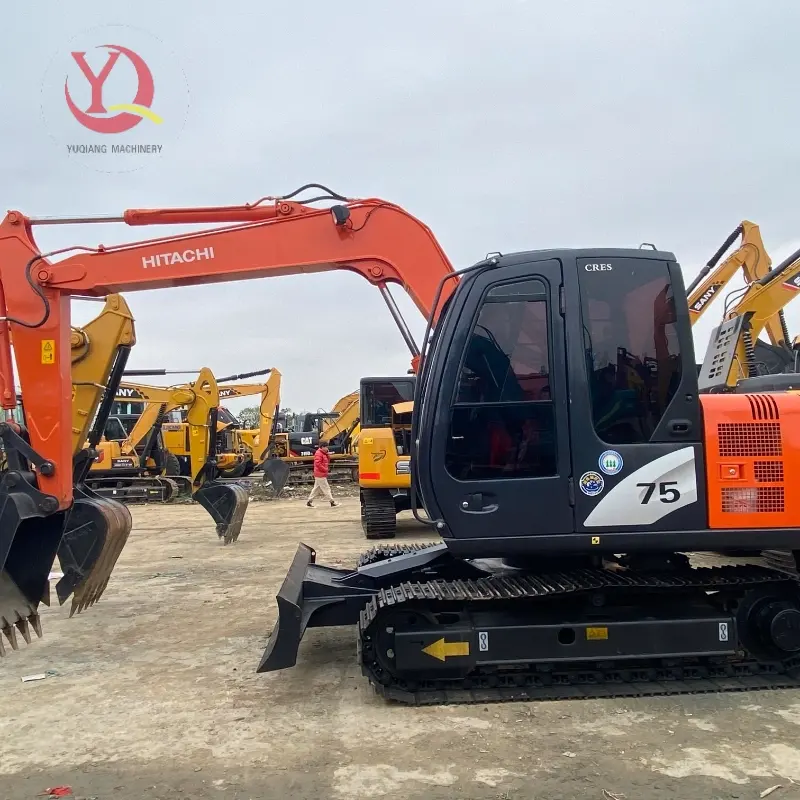 Hot Sale Second Hand Hitachi 75 Mini Hydraulic Excavator Good Performance for Sale