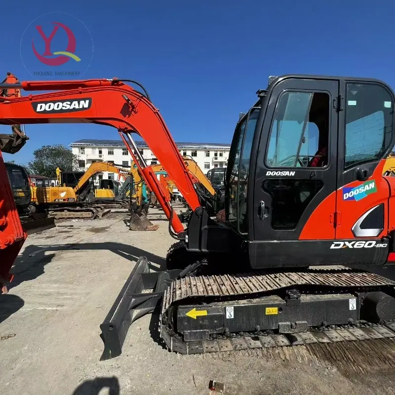 Hot Sale Used DOOSAN 60 Mini Excavator Hydraulic System Agricultural Equipment