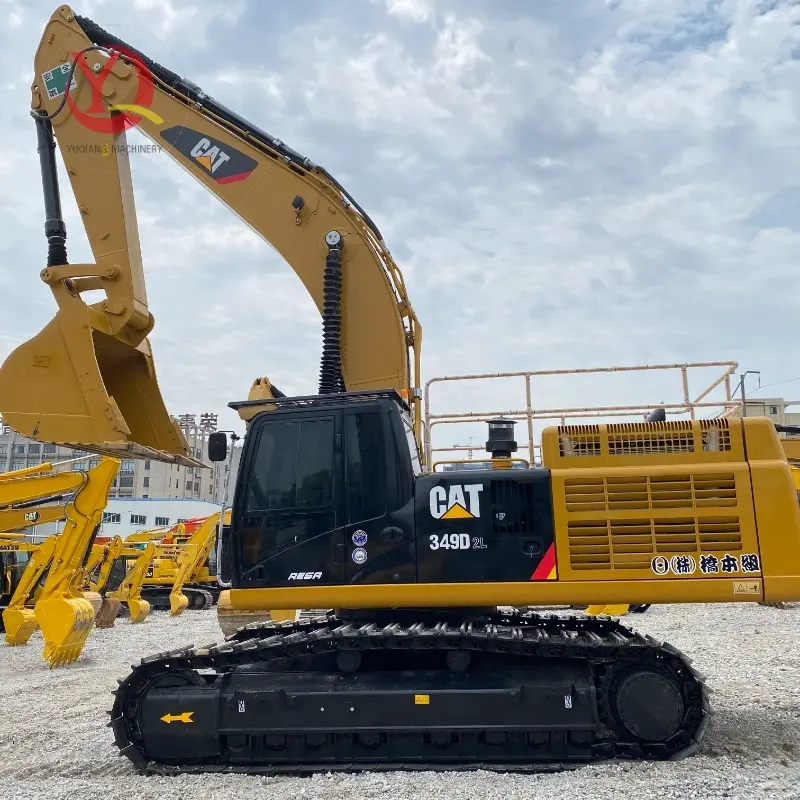 Low Price Durable Used CAT 349D Large Crawler Excavator Good Condition for Sale