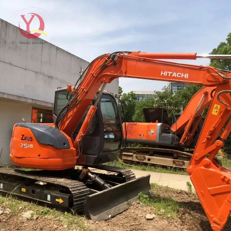 Low Price Used Hitachi 75 Small Crawler Excavator Durable Equipment Supplier