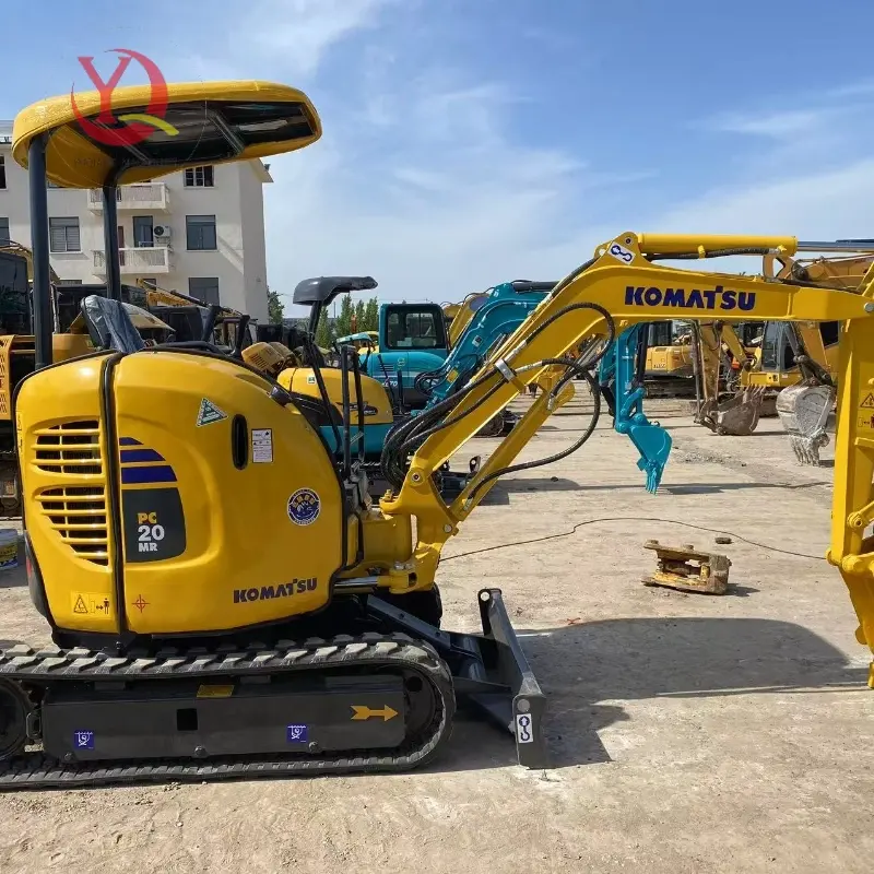 Low Price Used KOMATSU 20MR-3 Compact Excavator Agricultural Digging Equipment