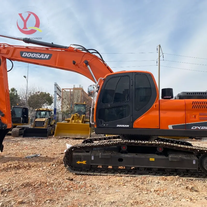 New Arrival Used DOOSAN 225 Medium Hydraulic Excavator Construction Machinery