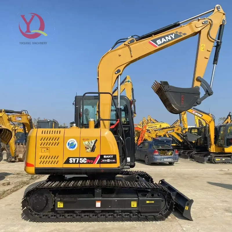 New Model Used SANY 75pro Mini Excavator Latest Design Construction Solution