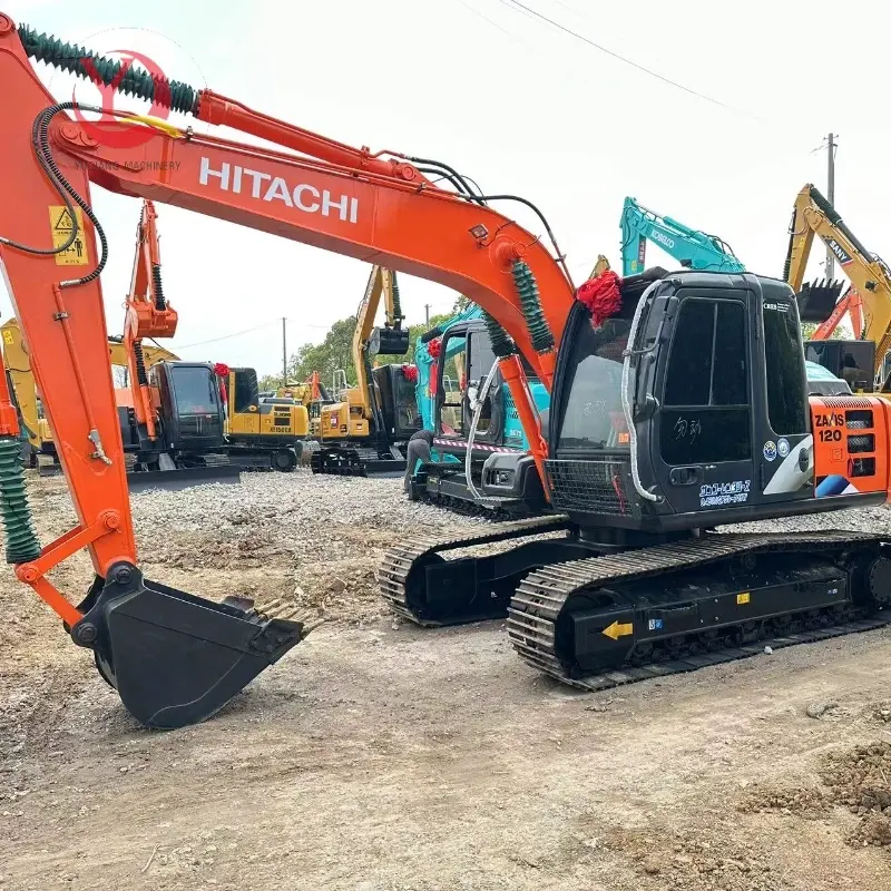 Original Brand Used Hitachi 120-6 Midi Crawler Excavator Competitive Price Global Supply
