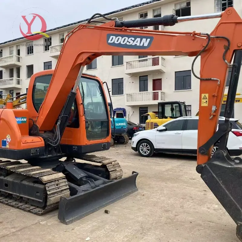 Original DOOSAN DX75LC-9C Hydraulic Crawler Excavator Construction Equipment Supplier