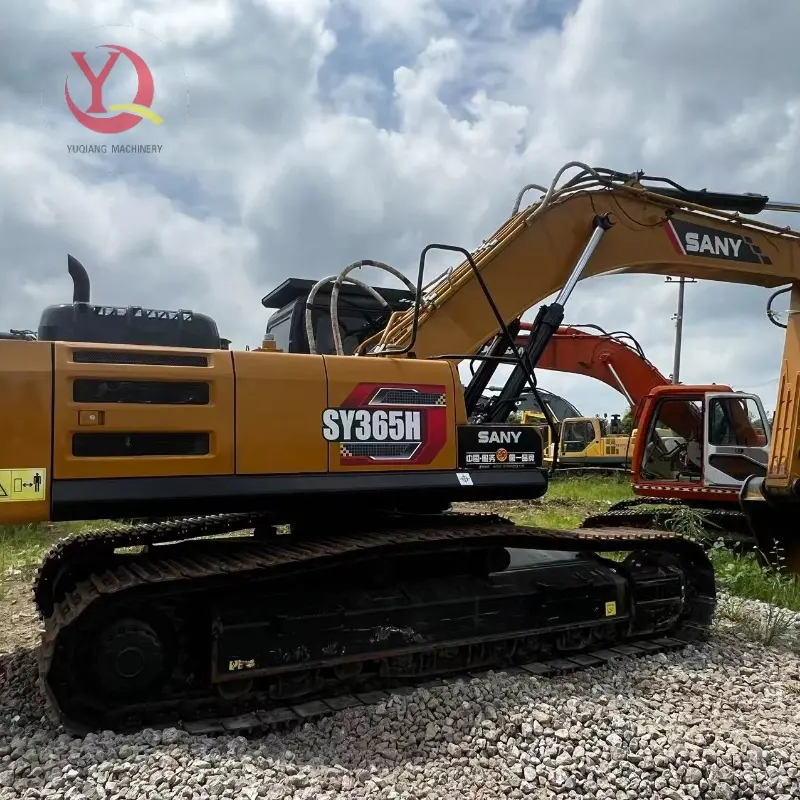 Original Good Condition Second Hand SANY 365H Hydraulic Excavator Construction Solution