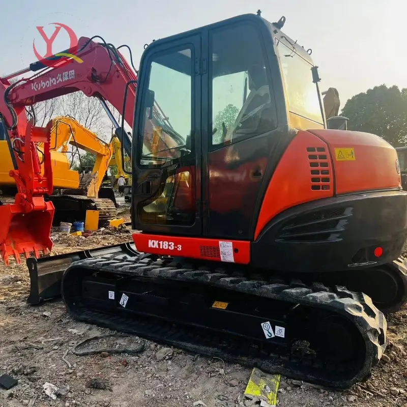 Original Used KUBOTA 183 Small Crawler Machine Engineering Solution