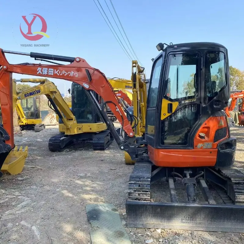 Powerful Used KUBOTA U35 Compact Machine Hydraulic System Global Supply