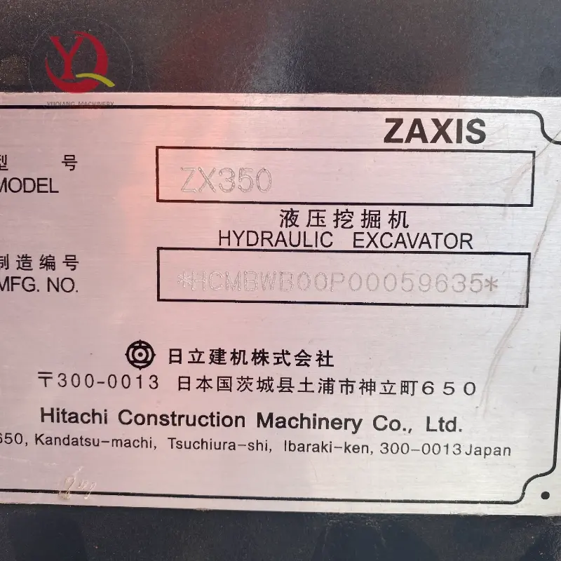 Second Hand Hitachi 350 Large Hydraulic Excavator for Sale