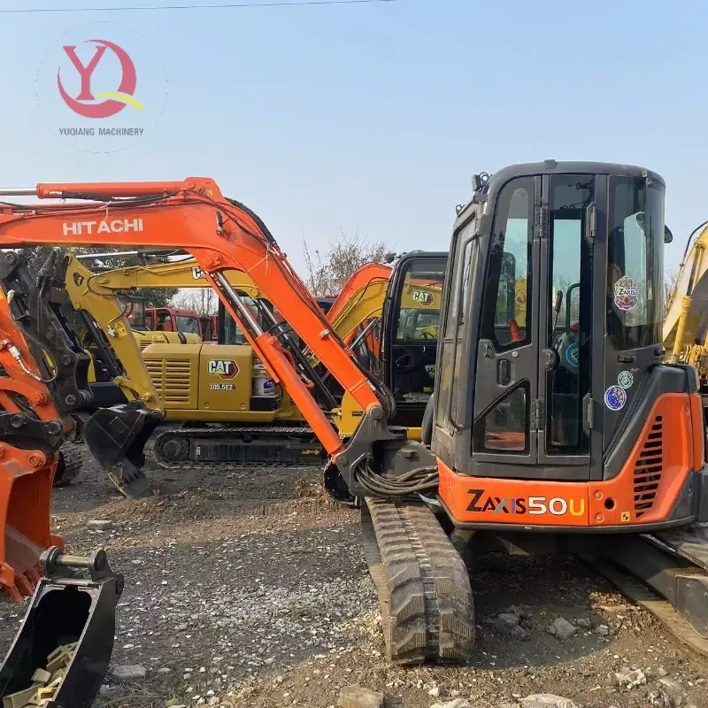 Second Hand Hitachi ZX50U Mini Hydraulic Excavator Equipment Supplier