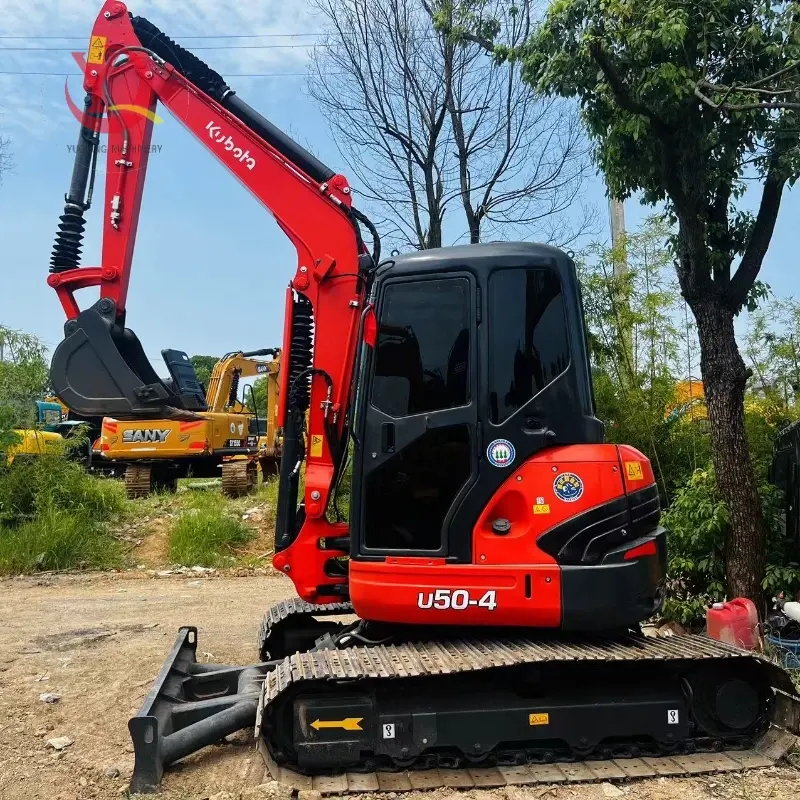 Second hand Kubota U50 4 Mini Excavator Good Condition Low Price for Sale Global Supply