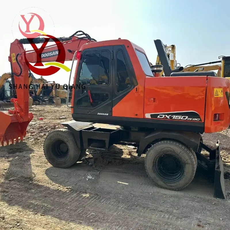 Used DOOSAN 150 Wheel Excavator Hydraulic Engineering Equipment