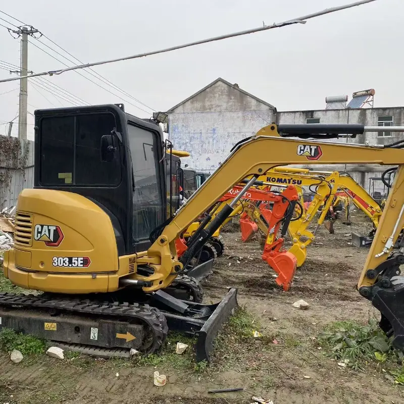Excellent Performance Original Mini Digger Used Cat 303.5ECR Excavator Supplier